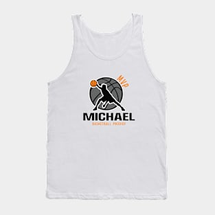 Michael MVP Custom Player Basketball Prodigy Your Name Tank Top